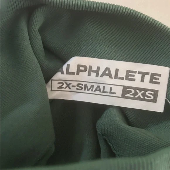 Alphalete Women's Green Bike Shorts - Picture 5 of 5